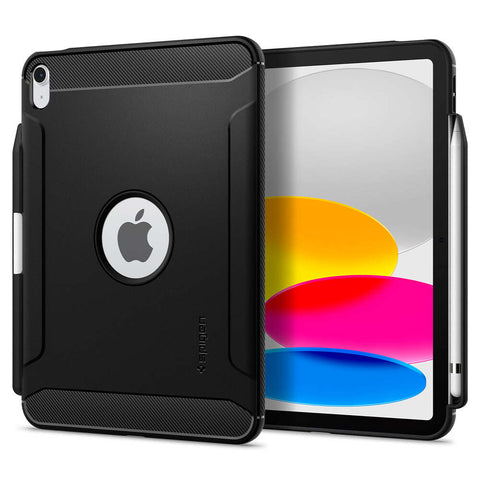 Spigen Apple iPad 11 A16 2025 /10.9 2022 Rugged Armor Case (Black)