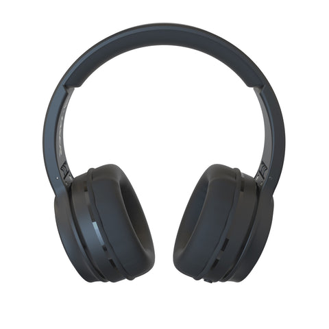 Laser Foldable Bluetooth Headphones with Mic (Black)