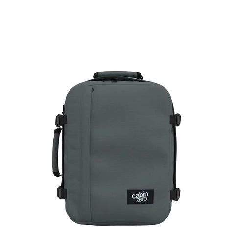 CabinZero Classic 28L Lightweight 0.6kg Carry On Backpack - Original Grey