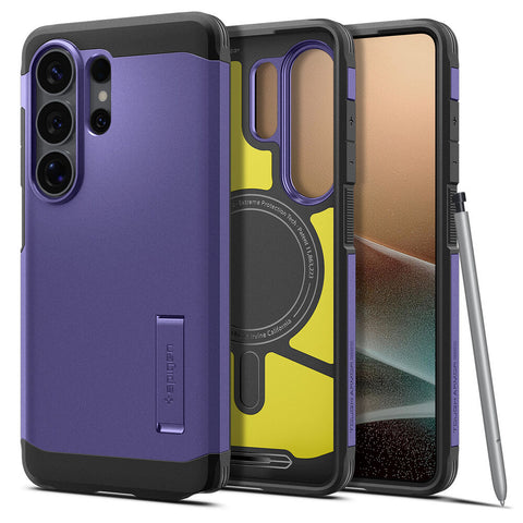 Spigen Galaxy S26 Ultra Tough Armor (MagFit) Case (Ash Violet)