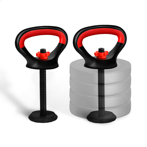 BLACK LORD Kettlebell Handles for Dumbbell Weight Lifting Plates Push Up Adjustable