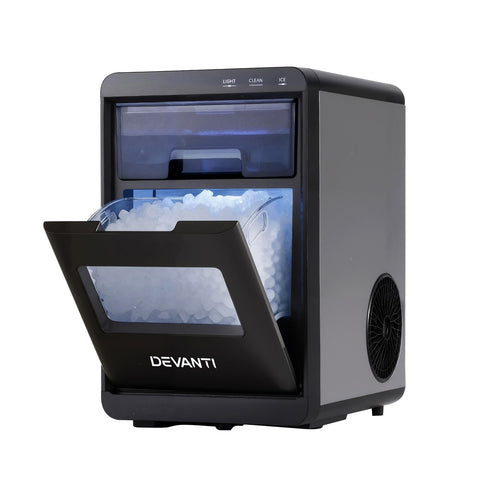 Devanti Ice Maker Machine 20kg Chewable Nugget Ice Countertop with Self Cleaning