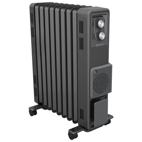 Dimplex Oil Free 2.4kW Column Heater with Thermostat and Turbo Fan (Black)