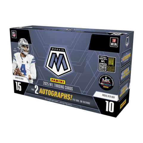 Panini NFL 2025 Mosaic Football Hobby Trading Cards Booster Box