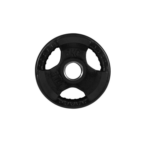 Bodyworx Standard Rubber Ezy Grip Disc Weight Plate Home Gym Exercise 5kg