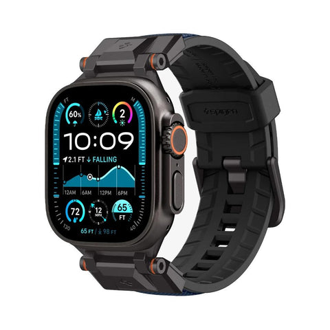 Spigen Apple Watch 49mm 46mm 45mm 44mm 42mm DuraPro Armor Wristband (Navy Blue)