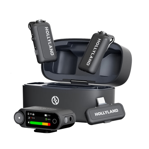 Hollyland Lark Max 2 Wireless Microphone Combo Kit for 2 Person