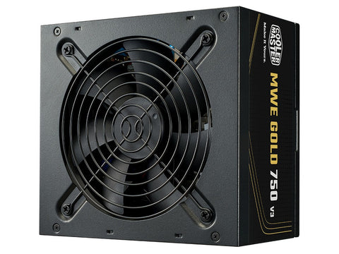 Cooler Master MWE Gold V3 750W ATX 3.1 Power Supply - Black