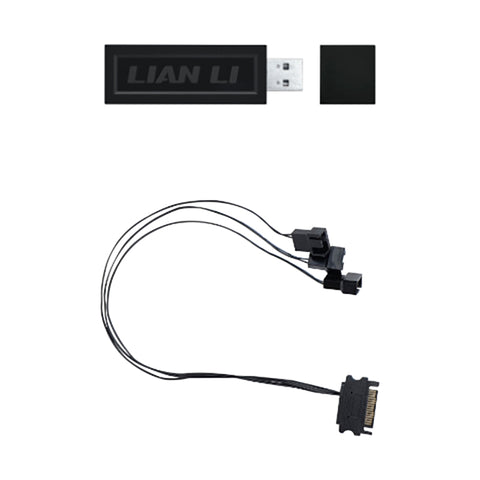 Lian Li  RF-T-B 2.4 GHz Wireless Controller Kit - Black