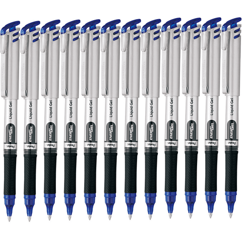 Pentel BL17 Box 12 Energel Gel Ink Pen Medium 0.7mm (Blue)