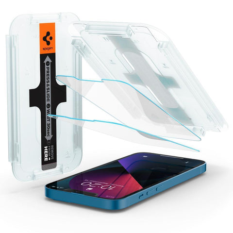 Spigen Apple iPhone 13 mini EZ Fit GLAS.tR Slim Glass Screen Protector - Clear