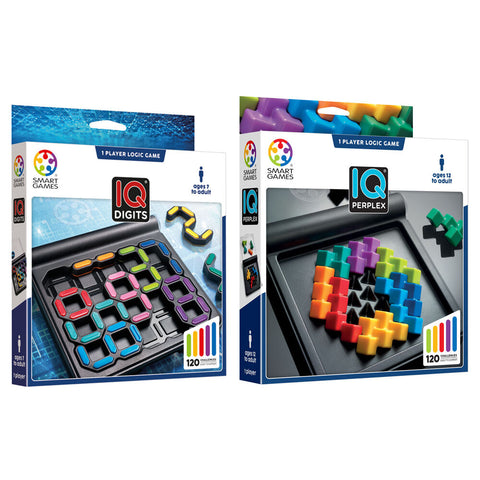Smart Games IQ Digits & Perplex Logic Puzzle Game