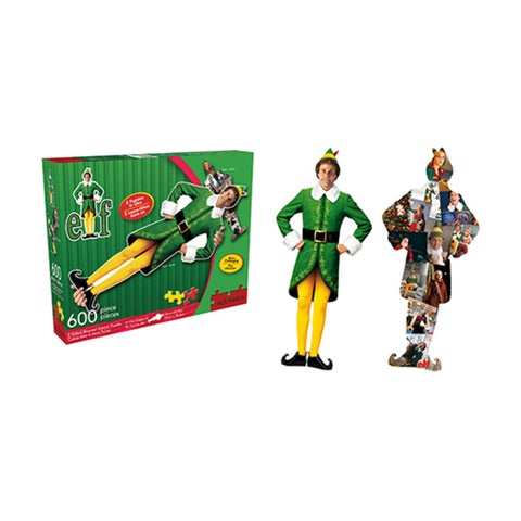 Aquarius 600pc Elf Buddy Collage 14y+ Kids Double Sided Jigsaw Puzzle 33 x 75.6 cm