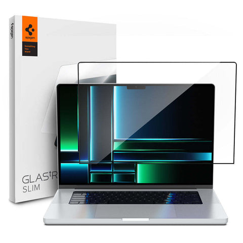 Spigen MacBook Pro 14" 2026/2025/2024/2023/2021 (M5/M4/M3/M2/M1/Pro/Max) GLAS.tR Slim Glass Screen Protector (Clear)