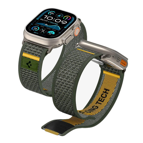 Spigen Apple Watch 49mm 46mm 45mm 44mm 42mm Athlex Air Band (Active Green)