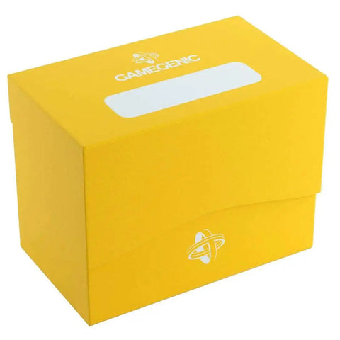 Gamegenic Side Holder Holds 80 Sleeves Deck Box (Yellow Cards)