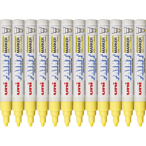 Uni-Ball PX20 Box 12 Paint Marker Bullet Tip 2.2mm (Yellow)