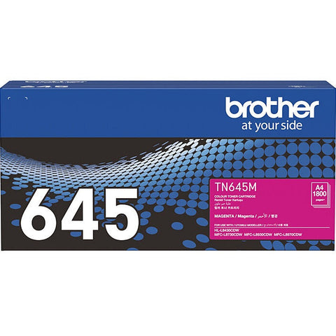 Brother TN645 Magenta Toner Ink Cartridge Genuine Original TN645M
