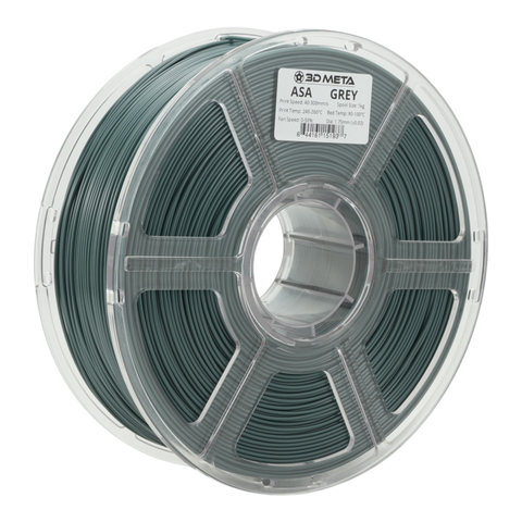 ASA 3D Printing Filament - Grey