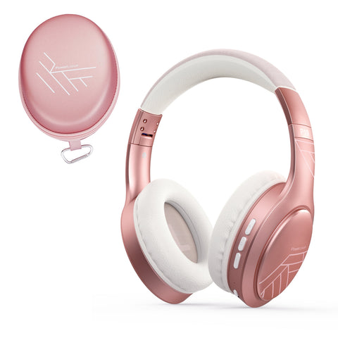 PowerLocus P19 Comfort Bluetooth Headphone (Rose Gold)