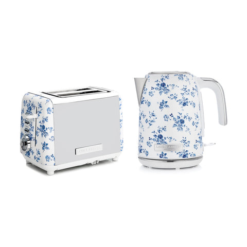 Laura Ashley 1.7L Jug Kettle and 2 Slice Toaster Combo (China Rose)