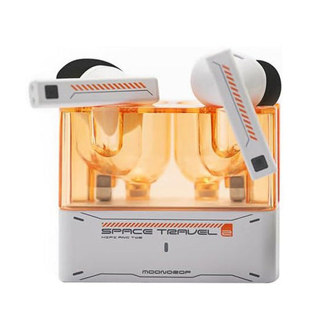MOONDROP Space Travel 2 TWS HiFi ANC Noise-Canceling Low-Latency Gaming Wireless Earphone (Orange)