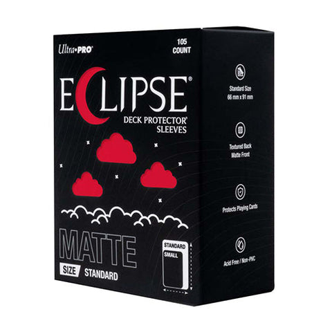 ULTRA PRO ECLIPSE Matte Standard Sleeves 105ct (Apple Red)