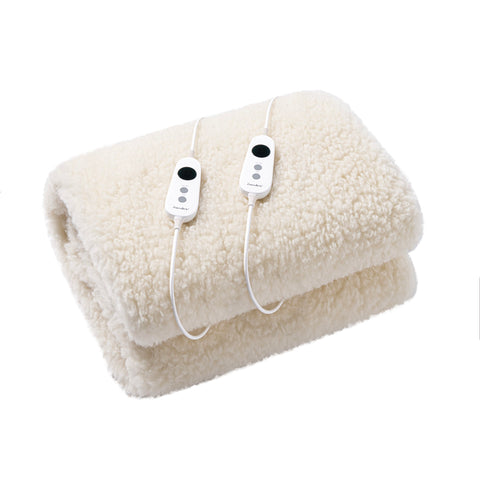 Dreamaker Australian Wool Rich Fleece Electric Blanket [Super King Bed]