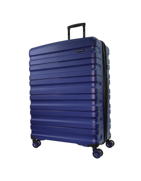 Pierre Cardin 4 Wheel Large Hard-Shell Suitcase Travel Luggage 80cm Blue