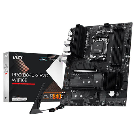 MSI PRO B840-S EVO WIFI6E AM5 ATX Motherboard