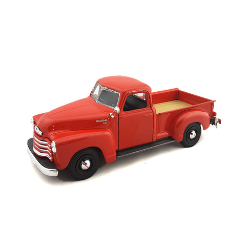 Maisto Licensed 1:24 Scale Chevrolet 3100 PickUp 1950 Diecast Model Car (Red)