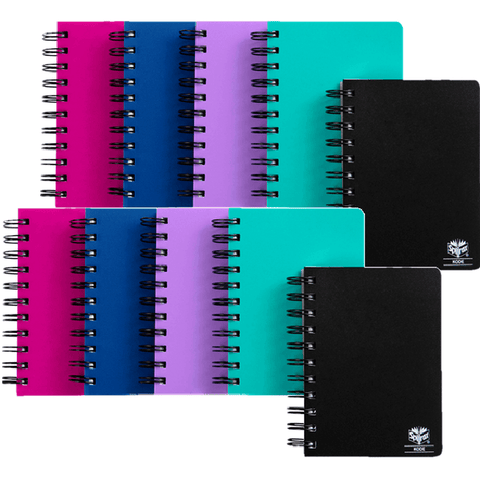 Spirax P962 Kode Spiral Notebook 400pg 148x105mm (10)
