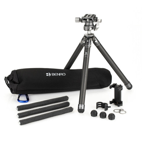 Benro TablePod Carbon Fibre Ball Head Flex Tripod Kit (Grey)