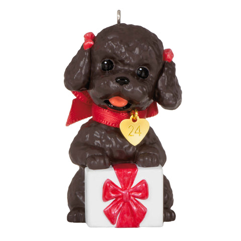 Puppy Love Poodle - Hallmark Keepsake Christmas Ornament