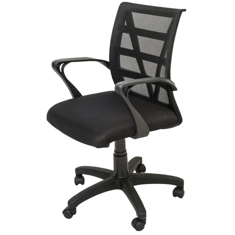 Rapidline Vienna Office Chair Mesh Back Black