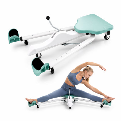 Everfit Leg Stretcher Machine Foldable 180 degree Adjustable  Split Machine Green