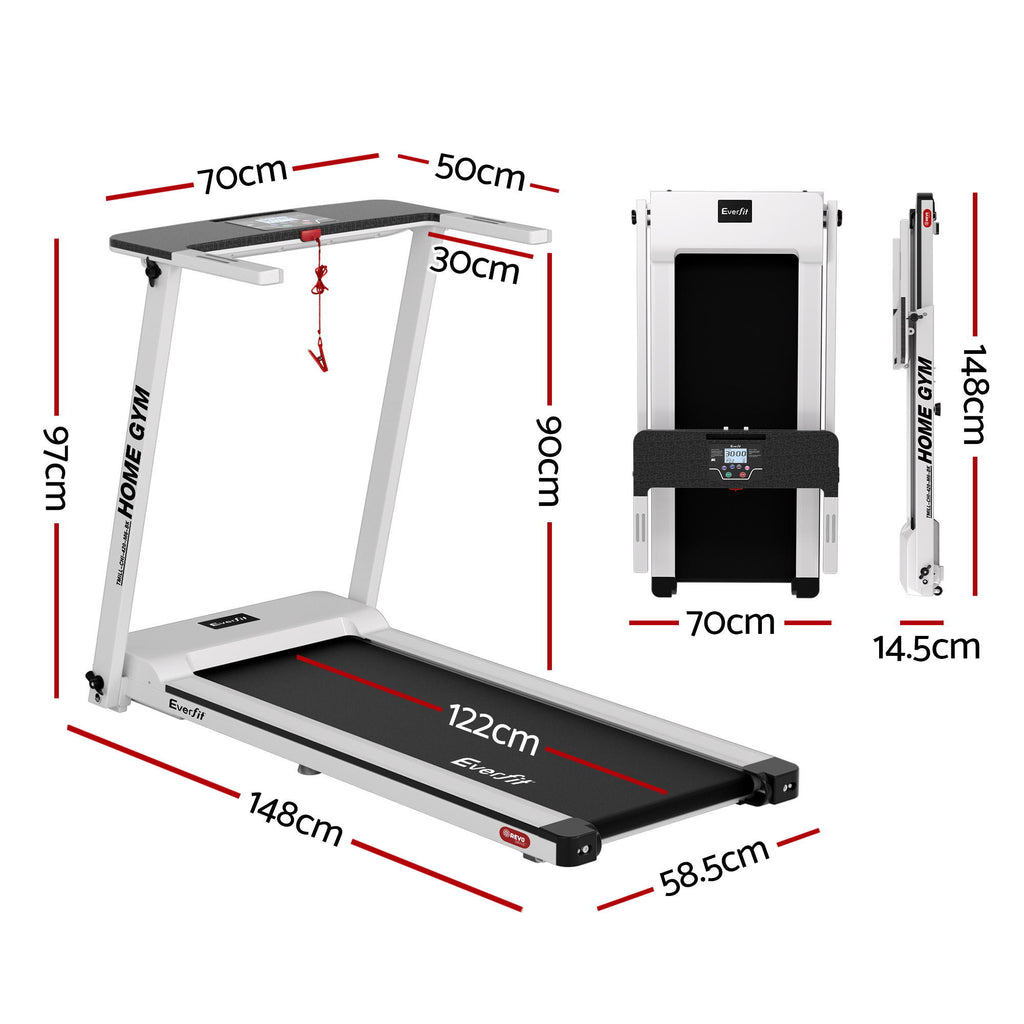 Everfit Treadmill Electric Home Gym Fitness Exercise Fully Foldable ...