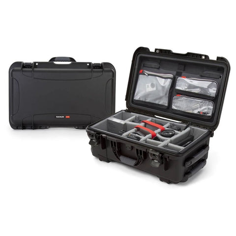 Nanuk 935 Case with Lid Organiser and Padded Divider (Black)