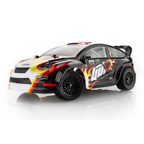 UDI Rally RC Drift Car Electric Brushless 4WD 1/16 Scale RTR (Black)