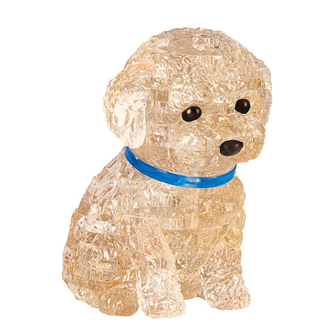 Bepuzzled 3D Toy Poodle Apricot Crystal Puzzle