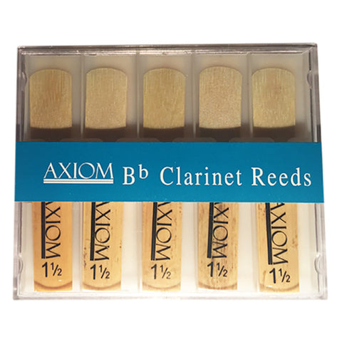 AXIOM Bb Clarinet Reeds Strength 1.5 [Box of 10]
