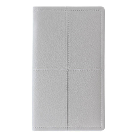 Filofax Classic Stitch Soft Travel Wallet Boarding Pass Storage Holder Grey
