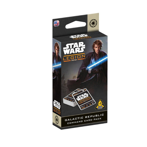Atomic Mass Games Star Wars Legion Galactic Republic Command Card Pack