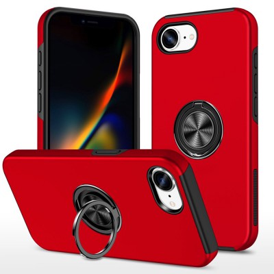 Redefine Magnetic Ring Holder Case for iPhone 16e / iPhone 17e (Red)