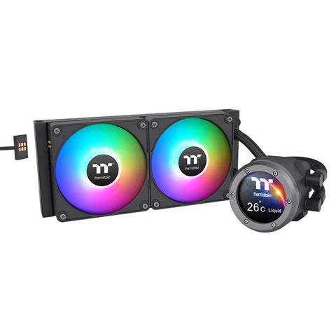 Thermaltake TH280 V2 Ultra EX ARGB 280mm AIO Liquid CPU Cooler (Black)