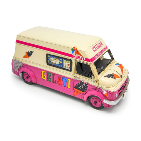 Boyle Metal Ornament Home Decor Collectible Ice Cream Truck Without Music 32cm
