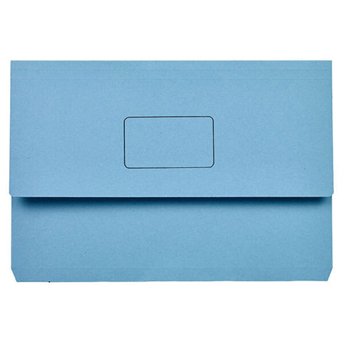 Marbig Slimpick Document Wallet (Foolscap) - Blue