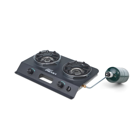 Coleman Peak1 2-Burner Compact Camping Stove (Black)