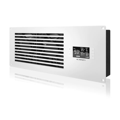 AC Infinity Airframe T7 200 CFM Exhaust Fan White for AV Closets