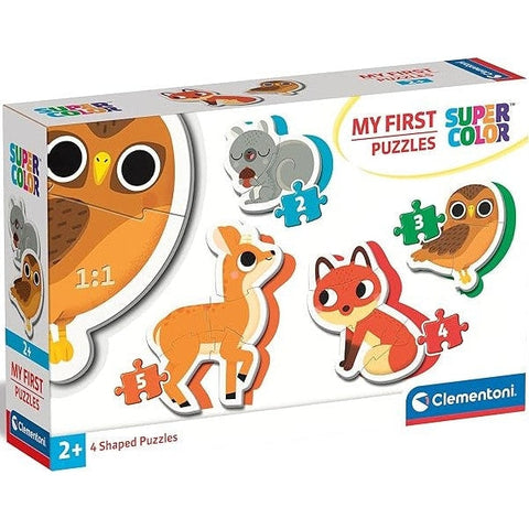 Clementoni My First Puzzles Forest Animals 4 Shaped Puzzles